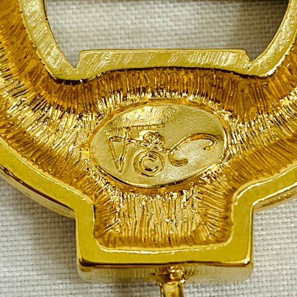 Rare Jackie Collins Panther and Crystal Brooch - Picture 6 of 6